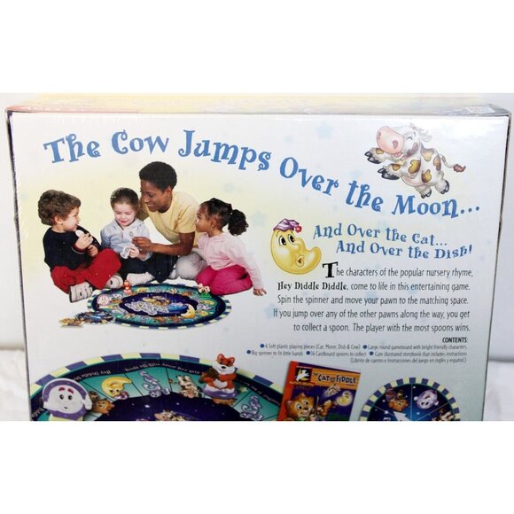 2003 NEW Cat and the Fiddle Game Storybook Nursery Rhyme Preschool Factory Seal - Picture 4 of 9
